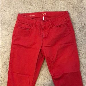 Red Loft Jeans